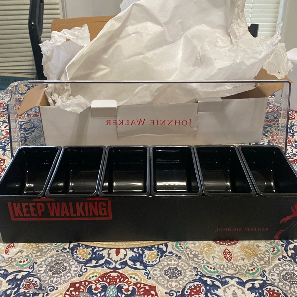 Johnnie Walker condiment dispenser